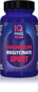 IQ Mag Magnesium SPORT 375mg Organic bisglycinát + B6 kapsle na regeneraci svalů 90 cps