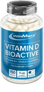 IronMaxx Vitamin D Bioactive capsules pour la bonne santé du système immunitaire, des muscles et des os 150 cps