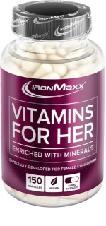 IronMaxx Vitamins for Her complexe de vitamines pour femme 150 cps