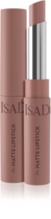 IsaDora The Matte Lipstick matirajoča šminka z vlažilnim učinkom odtenek 01 Natural Nude 1.6 g
