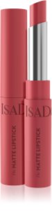 IsaDora The Matte Lipstick mattító rúzs hidratáló hatással árnyalat 13 Fierce Coral 1.6 g