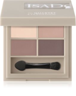 IsaDora The Eyeshadow Quartet szemhéjfesték paletta árnyalat 01 Muddy Nudes 3.5 g