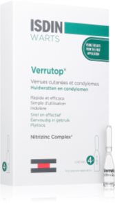 ISDIN Verrutop huidoplossing voor verwijdering van wratten 4 st
