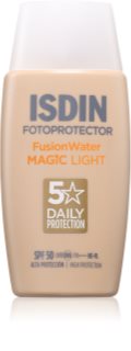 ISDIN Fotoprotector FusionWater Magic Light Solcreme til ansigtet SPF 50 Skygge light 50 ml