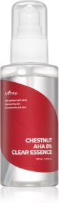 Isntree Chestnut AHA 8% Clear Essence obnovujúca pleťová esencia s AHA 100 ml