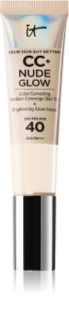 IT Cosmetics Your Skin But Better CC + Nude Glow make-up pro rozjasnění pleti SPF 40