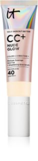IT Cosmetics Your Skin But Better CC + Nude Glow CC creme med lysende effekt SPF 40 Fair Ivory 32 ml