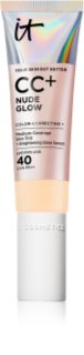 IT Cosmetics Your Skin But Better CC + Nude Glow CC creme med lysende effekt SPF 40 Fair 32 ml