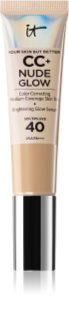 IT Cosmetics Your Skin But Better CC + Nude Glow krem CC z efektem rozjaśniającym