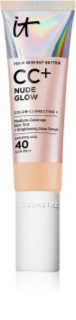 IT Cosmetics Your Skin But Better CC + Nude Glow CC kremas skaistinamojo poveikio SPF 40 Medium 32 ml