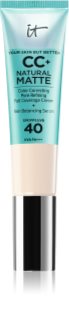 IT Cosmetics Your Skin But Better CC+ Natural Matte CC krém matt hatásért SPF 40 Fair Ivory 32 ml