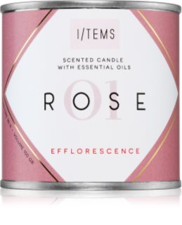 I/TEMS Essential 01 / Rose vonná svíčka