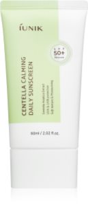 iUnik Centella Calming Daily Sunscreen beruhigende und schützende Creme SPF 50+ 60 ml