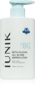 iUnik Beta Glucan All In One Barrier Lotion intenzíven tápláló testápoló tej 300 ml