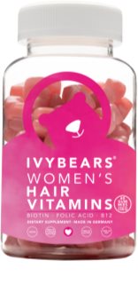 Ivy Bears Women's Hair Vitamins žvýkací medvídci pro zdravé a krásné vlasy 60 cps