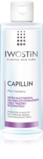 Iwostin Capillin água micelar de limpeza para a pele sensível com tendência a aparecer com vermelhidão 215 ml