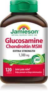Jamieson Glukosamin Chondroitin MSM 1300 mg tablety pro výživu kloubů a chrupavek 120 tbl