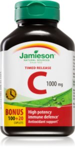 Jamieson C 1000 mg Timed release Tabletten zur Unterstützung des Immunsystems, für schöne Haut und Nägel 120 TAB