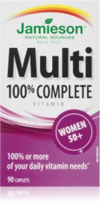 Jamieson Multi 100% Complete Vitamin Women 50+ Tabletten mit Multivitamin-Komplex für Damen 90 TAB