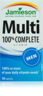 Jamieson Multi 100% complete vitamin Tabletten mit Multivitamin-Komplex für Herren 90 TAB