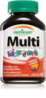 Jamieson Multi Kids tablety na cmúľanie s multivitamínovým komplexom pre deti 60 tbl