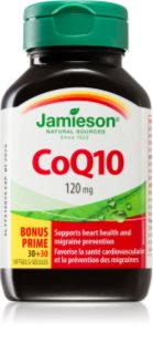 Jamieson CoQ10 120 mg Weichkapseln für eine normale Funktion von Herz und Blutgefäßen 60 St.