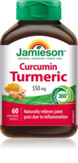 Jamieson Curcumin Turmeric 550 mg capsules aux effets antioxydants 60 cps