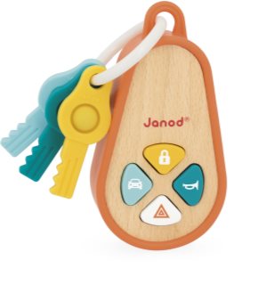Janod Sounding Keychain aktivnostna igrača iz lesa 18m+ 1 kos