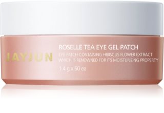 Jayjun Eye Gel Patch Roselle Tea гідрогелева маска для шкіри навколо очей проти набряків та темних кіл 60x1,4 гр