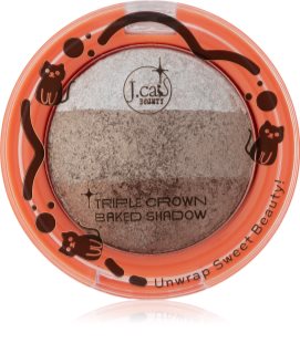 J.Cat Beauty Triple Crown dlhotrvajúce očné tiene