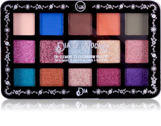 J.Cat Beauty Dia & Noche палитра сенки за очи цвят 101 Dia 16 гр.