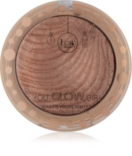 J.Cat Beauty You Glow Girl baked highlighter shade 110 Solstice Beam 8.5 g