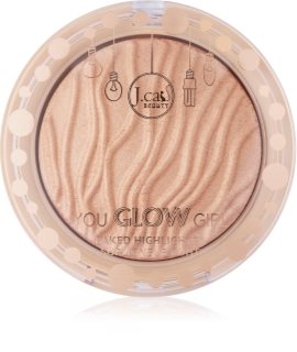 J.Cat Beauty You Glow Girl zapečený rozjasňovač odstín 110 Solstice Beam 8.5 g