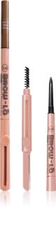 J.Cat Beauty Brow-LA олівець для брів зі щіточкою відтінок 102 Warm Caramel 0.08 гр