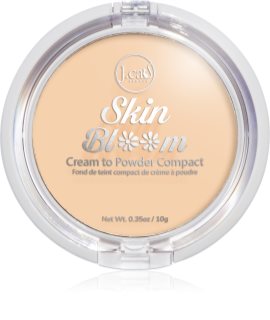 J.Cat Beauty Skin Bloom kompakt krémalapozó a teljes fedésre árnyalat 102 Buff 7.5 g