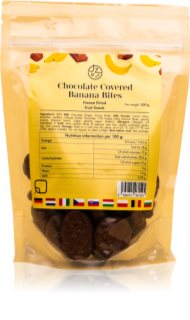 Mandimu Banane a fettine liofilizzate ricoperte di cioccolato 200 g frutta essiccata a freddo con cioccolata 200 g
