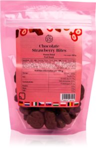 Mandimu Fragole a fettine liofilizzate ricoperte di cioccolato 200 g verdure essiccate a freddo nella cioccolata 200 g