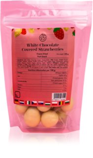 Mandimu Fragole liofilizzate ricoperte di cioccolato bianco 200 g frutta essiccata a freddo con cioccolata 200 g