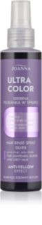 Joanna Ultra Color Hair Rinse Silver Spray Pigmento del colore del capello colore Silver 150 ml