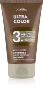 Joanna Ultra Color Brown Shades 3 Minutes mascarilla para cabello para los tonos marrones del cabello 100 g