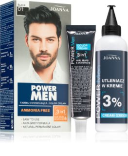 Joanna Power Men hair colour for men shade Black