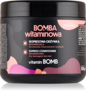 Joanna Vitamin Bomb Express Conditioner Kiiresti taastav palsam kuivadeleja kahjustatud juustele 500 ml