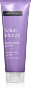 John Frieda Salon Blonde Tone Perfecting Treatment crema con color para resaltar el color del cabello tono Sparkling Wine 120 ml