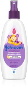 Johnson's® Strenght Drops posilující kondicionér pro děti ve spreji 200 ml