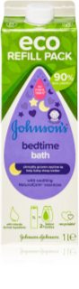 Johnson's® Bedtime emulsie de baie pentru copii Refil 1000 ml