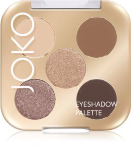 JOKO Eyeshadow Palette Lauvärvipalett 5 tooniga varjund Sparkling Sands 7 g