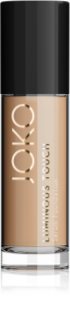 JOKO Luminous Touch Vieglas konsistences tonālais krēms vienmērīgam ādas tonim (tonis) 104 Warm Honey 30 ml