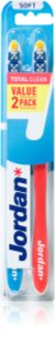 Jordan Total Clean Soft 2 pack spazzolino da denti 2 pz