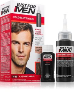 Just for Men Color Kit színező hajfesték uraknak árnyalat H-35 Medium Brown 1 db