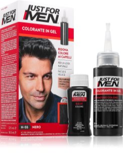 Just for Men Color Kit színező hajfesték uraknak árnyalat H-55 Real Black 1 db